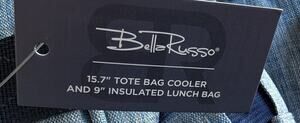 🧨NWT Bella Russo Tote Bag Cooler and Lunch Bag
